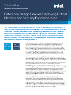 Intel NetSec Accelerator Reference Design