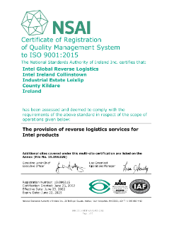 售後支援 ISO 9001:2015