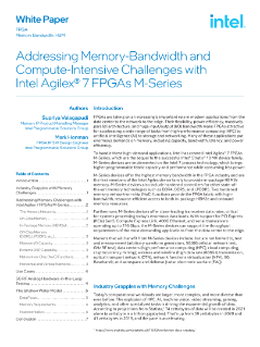 使用 Intel® FPGA 因應記憶體頻寬